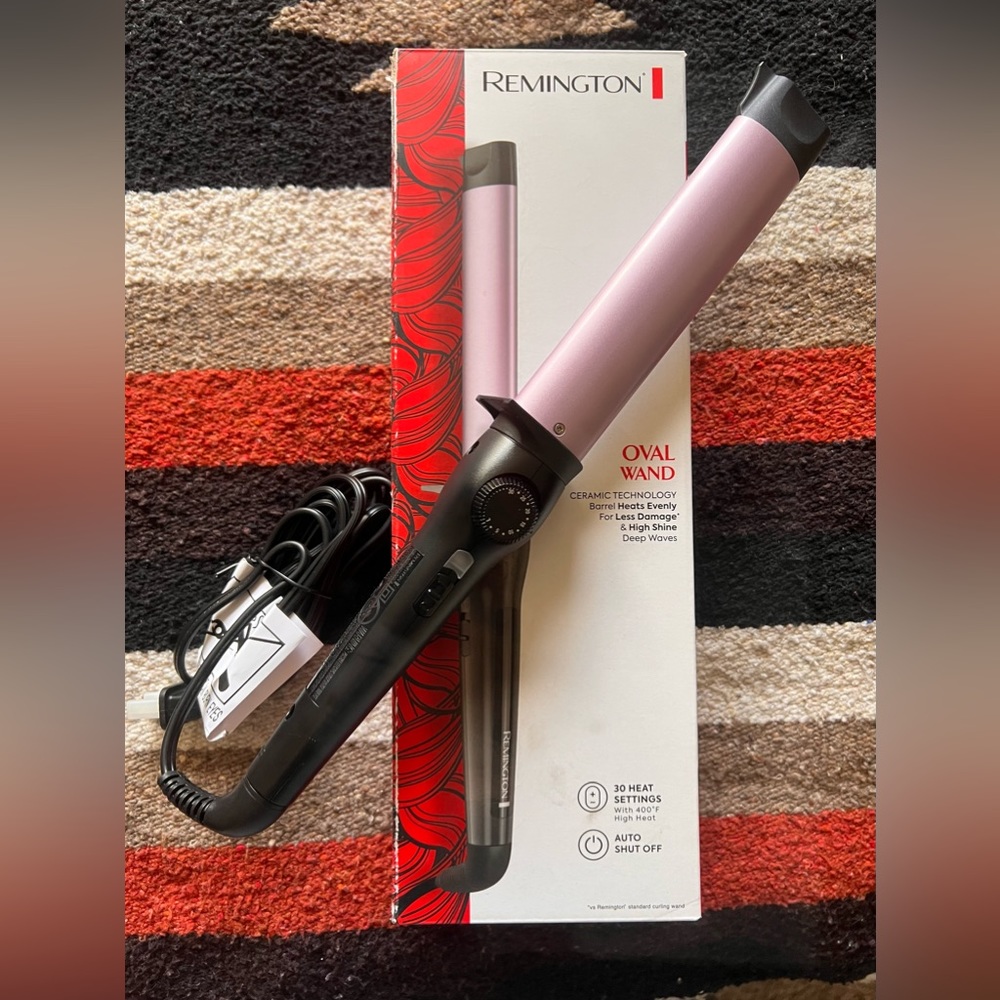 Remington Oval Wand, black and purple, BRAND NEW